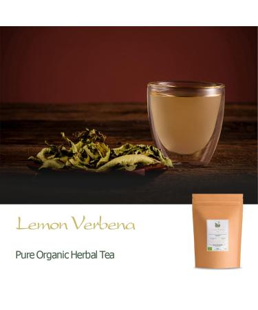 Organic Lemon Verbena Herbal Tea - Handpicked from Greece | Aloysia Triphylla - 100g Pack | Refreshing Verveine & Luisa Tea - Buy Online on GoSupps.com