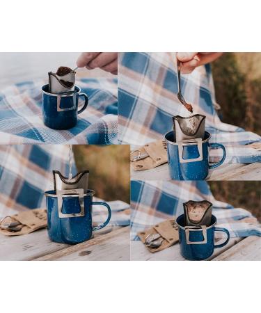 Kitchi Outfitters Stainless Pour Over Coffee Dripper with Storage Pouch - 6*4inch - Buy Online on GoSupps.com