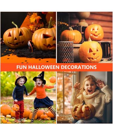 HOMSFOU 2 Pcs Halloween Pumpkin Decoration Home Decor Pumpkin Decorations Fall Decorations Halloween Party Pumpkin Decor Pumpkin Adornment for Home Pumpkin Ornament Household Props Orangex2pcs 15x5.5cmx2pcs - Buy Online on GoSupps.com