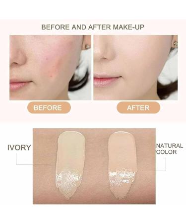 Ushiny Beauty Cream 2024 New Ushiny Mushroom Head Cc Cream Lasuify Mushroom Head Air Cushion Cc Cream Ushiny Cc Makeup Long-Lasting Matte Waterproof Moisturizing Concealer Beauty (Lvory White) - Buy Online on GoSupps.com