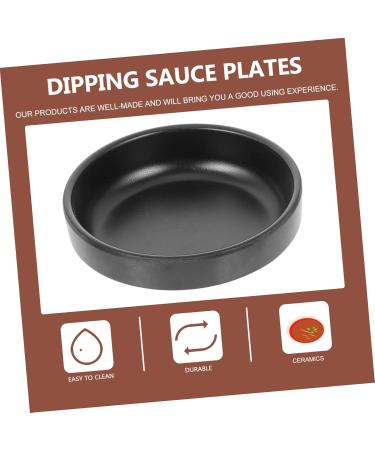 4 pcs Dipping Seasoning Household Tableware Supplies Kitchen Serving Melamine Containers re-usable 9X9X2.4CMx2pcs Blackx2pcs - Buy Online on GoSupps.com