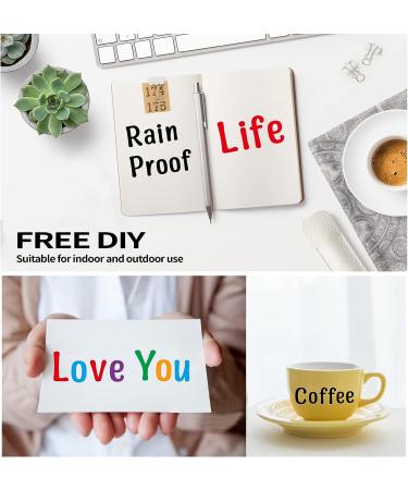 1512 Alphabet Stickers - Self-Adhesive Vinyl Letters & Numbers for DIY Crafts & Classroom Decor - Buy Online on GoSupps.com