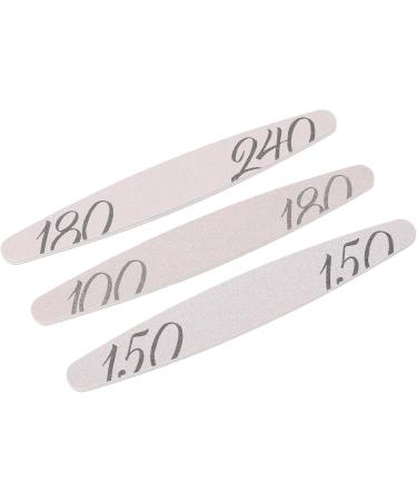 Nail File Manicure Tool Wide Application Nail File 3 Pieces Professional for Home Salon - Buy Online on GoSupps.com