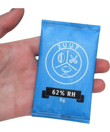 2-Way Humidity Regulator Packs 62% RH 8g - 10 Pack (IMPROVED) | Maintain Perfect Moisture Levels - Buy Online on GoSupps.com