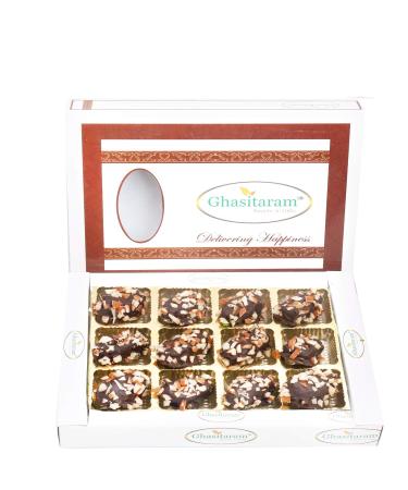 Ghasitaram Gifts Diwali Gifts Sweets- Choco Dates in White Box