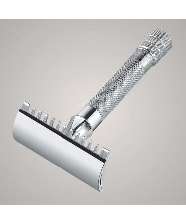 Merkur 15C Razor Plane | Classic Chrome Open Comb | Ideal for Wet Shaving | Made in Germany - Buy Online on GoSupps.com