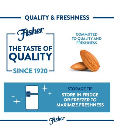 Fisher Sliced Almonds 24 oz - Unsalted, Gluten Free, Non-GMO, Keto, Paleo, Vegan Friendly - Buy Online on GoSupps.com