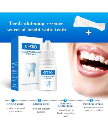 Maruomiki Teeth Whitening Serum Gel - Remove Stains & Plaque - Dental Care Essence (10ml) - Buy Online on GoSupps.com