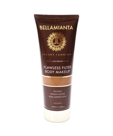 Bellamianta Flawless Filter Body Makeup - Light Medium Bronzer Women 3.38 oz