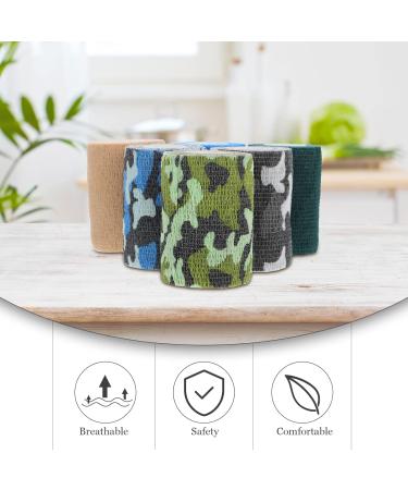 Buy White Duct Tape 12PCS - Flexible Stretch Tape for Sports Injuries | Non-Woven 7.5cm x 4.5m - Buy Online on GoSupps.com