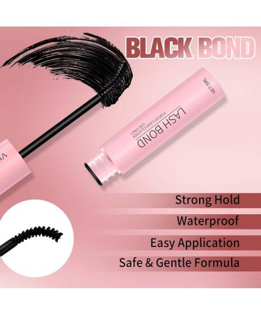 VEYESBEAUTY 2 in 1 Lash Bond & Seal Waterproof Glue for Eyelash Extensions - Long Lasting Strong Hold 5ml+5ml - Buy Online on GoSupps.com