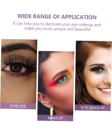 DOITOOL 4 pairs Dense Decal Black Glitter Waterproof Tools Eye Eyelash Line Eyeliner Strip Makeup Stickers - Buy Online on GoSupps.com