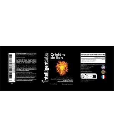 Intelligent Labs Lion's Mane 120 Vegetable Capsules - Buy Online on GoSupps.com