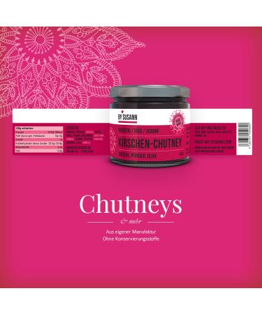 Buy By Susann-S2 Cherry Chutney 150g - Intense Fruity & Sweet Flavor Experience - International Shipping Available - Buy Online on GoSupps.com