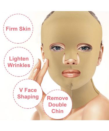 OIIKI Full Face Sleeping Belt | V Line Face Cheek Chin Reducer Bandage | Facial Band for Women - 1pc - Buy Online on GoSupps.com
