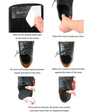2 Left 1/8(3mm) Limb Leg Length Discrepancy Lifts with Shoe Fillers for Men and Women - Correct Uneven Hips (2 Lefts + 4 Fillers) - Buy Online on GoSupps.com