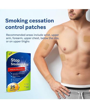 Stop Smoking Patch Step 1 - 25 Patches for Easy & Effective Anti-Smoking Relief - Buy Online on GoSupps.com