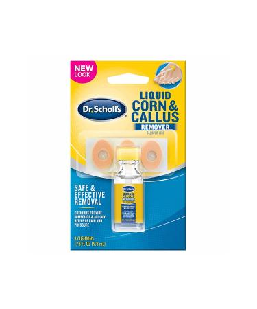 Dr. Scholl's Corn/Callus Remover Liquid 0.33 oz - Pack of 2 - Buy Online on GoSupps.com