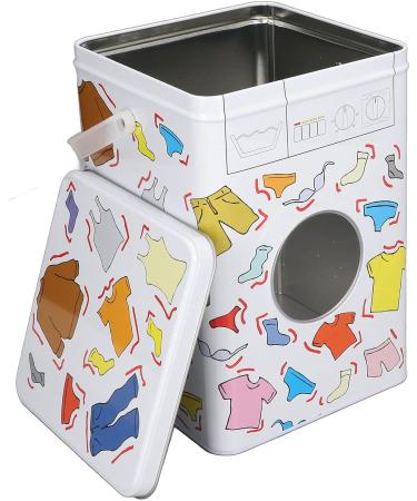 Laundry Detergent Container Large Capacity Laundry Powder Bin with Perspective Window and Lid Metal Laundry Detergent Powder Storage Box for Farmhouse Laundry Room Decor - Buy Online on GoSupps.com
