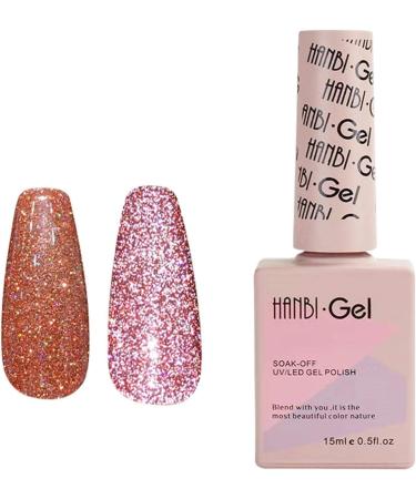sillervan Nail Gel Polish UV LED Soak Off Gel Nail Polish Varnish Longlasting Nail Polish Glitter Sequins Art Polish LED SoakOff Manicure for Professional Salon Home 15ml Gorgeous 1 count (Pack of 1) - Buy Online on GoSupps.com