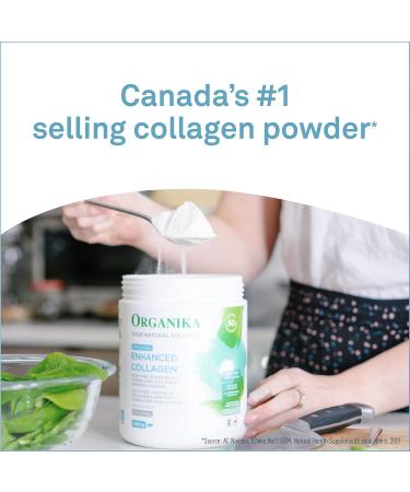 Organika Certified Organic Spirulina Powder- Superfood 3rd Party Tested Pristine Sourcing & Enhanced Collagen Peptides Protein Powder For Healthy Hair Skin Nails Joints 500 g (Pack of 1) Powder+ Collagen Peptides - Buy Online on GoSupps.com