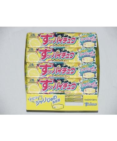 12 BIG PACKS- MORINAGA SOUR LEMON HI CHEW CHEWY & TASTY JAPANESE CANDY - 1 BOX by Morinaga