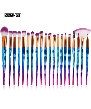 20-Piece Party Makeup Brush Set | Multi-Functional Cosmetics | International Shipping Available - Buy Online on GoSupps.com
