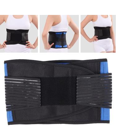 Breathable Adjustable Back Support Belt for Pain Relief - Lower Back Lumbar Support for Men & Women (Large) - Buy Online on GoSupps.com
