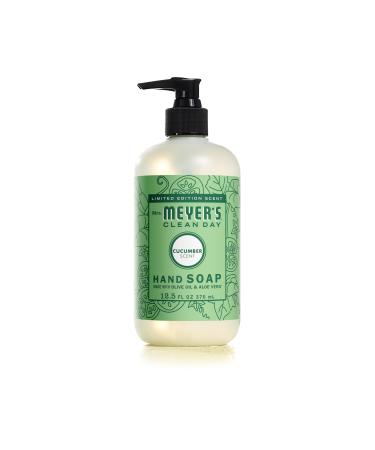 Mrs. Meyer's Clean Day Liquid Hand Soap Cruelty Free and Biodegradable Hand Wash Formula Made with Essential Oils Cucumber Scent 12.5 Ounce Bottle