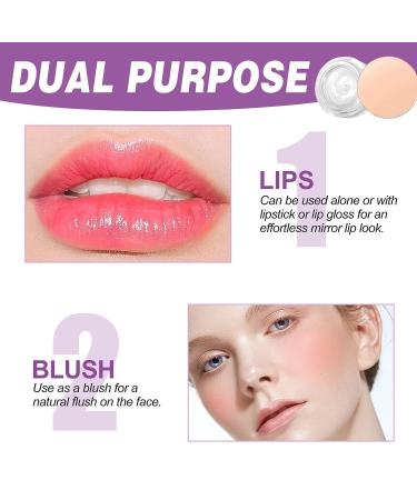Color Changing Transparent Blush Cream for Cheeks and Lips - Moisturizing Gradient Blush Gel - Buy Online on GoSupps.com