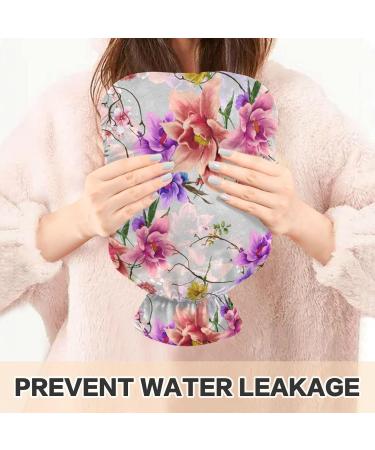 Naanle Vintage Summer Flowers Hot Water Bottle - 2L | Heat Therapy & Back Pain Relief | Ideal for Hand & Foot Warmer | International Shipping Available - Buy Online on GoSupps.com