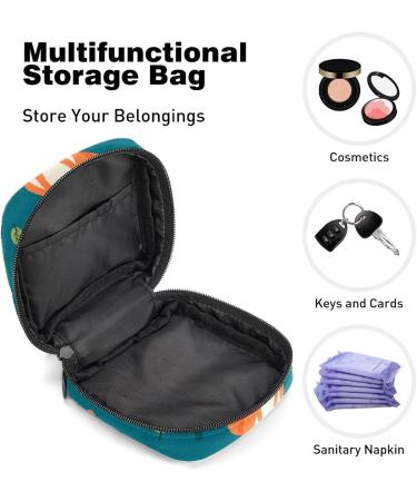 Fox Pattern Sanitary Napkin Storage & Travel Makeup Bag - GIAPB Period Bag Color4568 - Buy Online on GoSupps.com