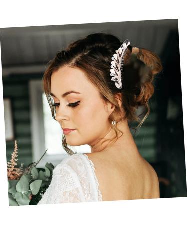 Housoutil Pearl Hair Comb Formal Hair Accessories for Women Geometric Bee Hair Pin Decorative Hair Comb Hair Styling Accessories Hanfu Hair Accessories Tiara Miss Leaf Rhinestones Wedding - Buy Online on GoSupps.com