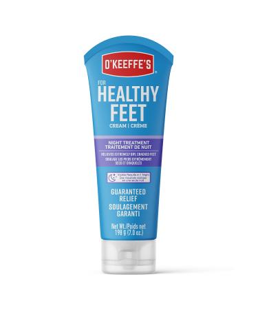 O'Keeffe's Healthy Feet Night Treatment Foot Cream for Extremely Dry, Cracked, Feet, 7 Ounce Tube, (Pack of 1) 1 - Pack