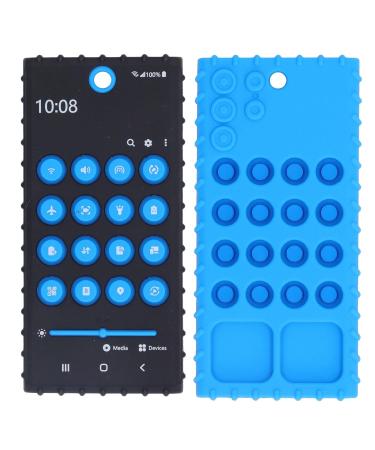 Shop Black Blue Telephone Bite Ring - Sensory Toy for Gum Massage | Safe & Fun Travel Accessory - Buy Online on GoSupps.com