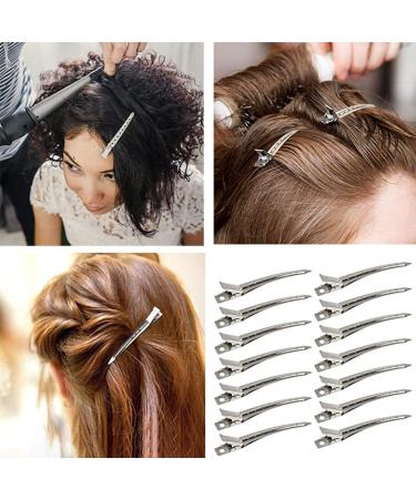 Huaziz 40 Pcs 9cm Alligator Hair Clips - Durable Metal Hairpins for Hairstyles Tinkering & Accessories - Black Crocodile Hair Clips - Buy Online on GoSupps.com