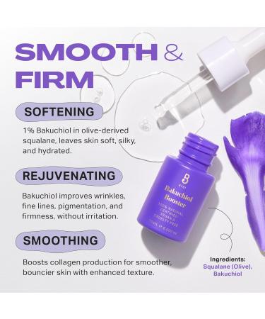 BYBI Beauty Bakuchiol Oil Face Serum - Anti-Aging Vegan Facial Oil - Collagen Boosting - Reduce Wrinkles & Fine Lines - Award-Winning Bakuchiol & Squalane Face Oil - 15ml Bakuchiol Booster (15ml) - Buy Online on GoSupps.com