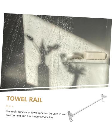 Zerodeko Bathroom Towel Rack Towel Holders Bathroom Door Towel Rack Organizer Stainless Steel Double Pole - Buy Online on GoSupps.com