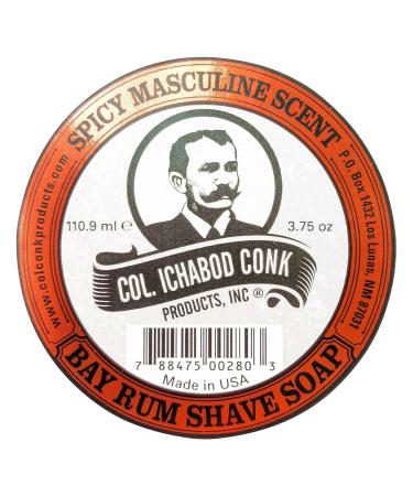 Col. Conk Bay Rum Shaving Soap - 3.75 Ounce | Large Size for Luxurious Shaving Experience | International Shipping Available - Buy Online on GoSupps.com