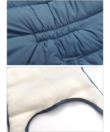 Happy Cherry Baby Winter Pants 80 B- Light Blue | Infant Warm Snow Bib Pant for Boys and Girls - Toddler Windproof Padded Bottoms with Elastic Buttom and Zipper | Outerwear Snowsuit - Buy Online on GoSupps.com