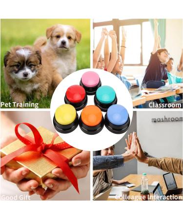 6 Pack Multicolored Language Recording Buttons - 30-Second Describable Pet Training & Creative Learning Gifts for Kids & Office Fun - Buy Online on GoSupps.com