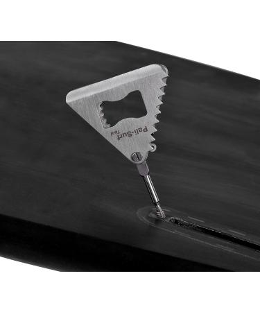 VEBODI Surf Fin Key Tool with 6 FCS Screws | Multi-Functional Surfing Accessory for Surfers | Includes Wax Comb, Scraper, Bottle Opener, and Keychain - Buy Online on GoSupps.com