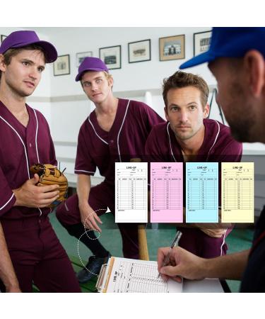 Eersida Baseball Coaches Clipboard & 24 Pack Softball Lineup Cards Dry Erase Coach Board Referee Marker Boards Cards for Gift - Buy Online on GoSupps.com