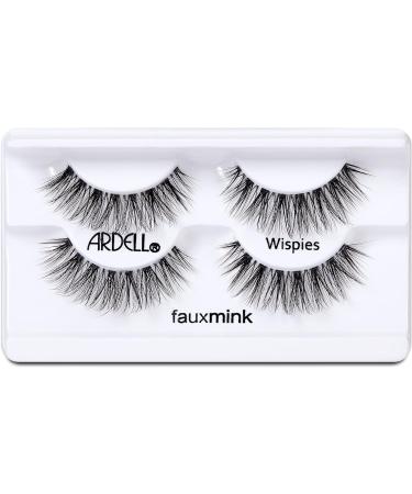Ardell Faux Mink Wispies False Eyelashes Vegan Friendly Light Volume Short Length 2 Pairs | Shop Internationally - Buy Online on GoSupps.com