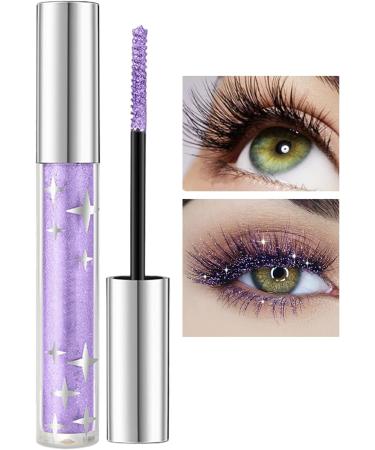 Glitter mascara quick-drying waterproof space diamond mascara thick and shiny eyelash curler long-lasting mascara smudge-proof cosmetic eye makeup - Buy Online on GoSupps.com