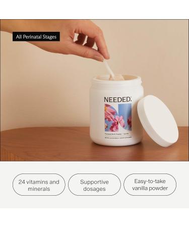 Needed. Vanilla Prenatal Multivitamin Powder & Omega-3 Bundle | Nutrient Support for Pregnancy & Postpartum - Buy Online on GoSupps.com
