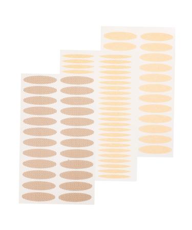 FRCOLOR 80pcs Lace Double Eyelid Sticker Clear Wallet Makeup Invisible Eyelid Tapes Supplies Man Make up