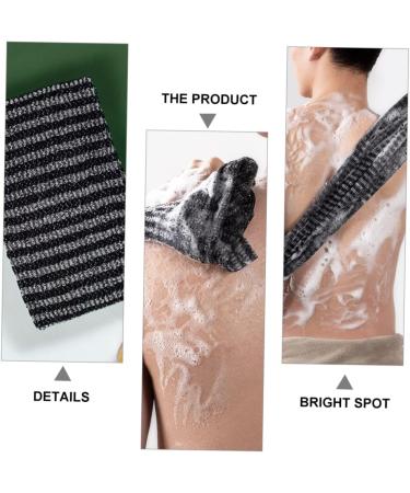 FOMIYES 1pc Bath Towel Exfoliating Washcloth Exfoliating Towel Long-Lasting Back Scrubber Practical Back Scrubber Japanese Towel Silicone Body Scrubber Back Exfoliator Cleaner Shower Bar - Buy Online on GoSupps.com