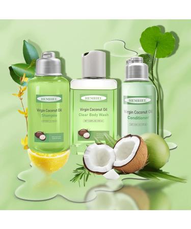 Womens Gift Sets Coconut Oil for Skin Care Skincare Gift Set Self Care Bath Gift Sets with Body Wash Shampoo Conditioner Gifts for Women - Buy Online on GoSupps.com