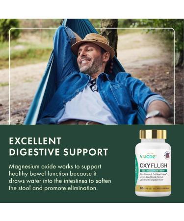 VXICDE Magnesium 500mg 60 Capsules - 30 Servings. Non-GMO Gluten Free Vegan Friendly - Buy Online on GoSupps.com